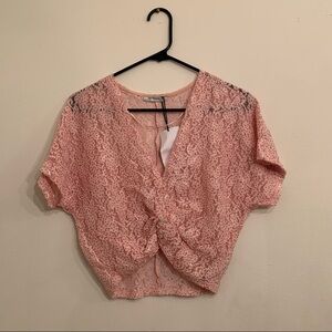 NWT Zara Lace Crop Top